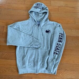 Vintage Blue 84 Penn State Hoodie Full Zip Sweatshirt Unisex S Nittany‎ Lions